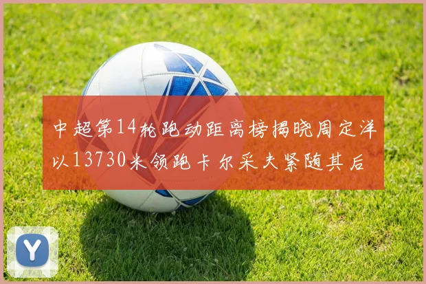 中超第14轮跑动距离榜揭晓周定洋以13730米领跑卡尔采夫紧随其后